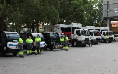 Palencia estrena la nueva maquinaria de limpieza urbana